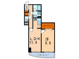オーパスホームズ白山【10階】の間取り