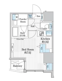 グランハイツ曙橋【3階】の間取り