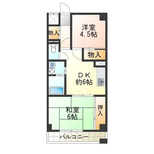 グランツ垂水【3階】の間取り