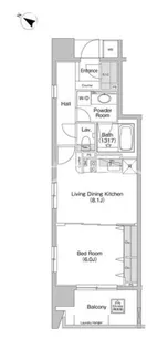 コンフォリア神田神保町【12階】の間取り