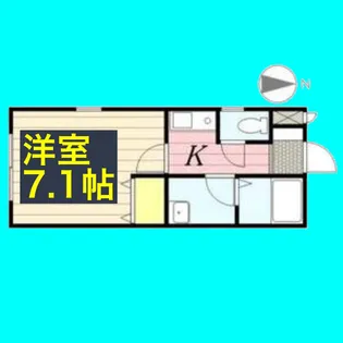 CASA松原【2階】の間取り