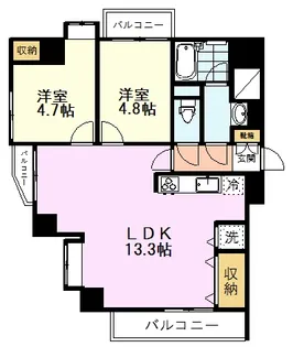 東京都国分寺市東戸倉2【マンション】の間取り