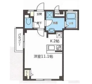 URBANAGE墨田3丁目【3階】の間取り