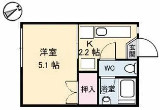 昭和ハイツ【2階】の間取り
