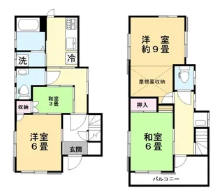 東京都足立区千住柳町【一戸建】の間取り