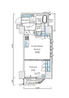 東京都千代田区岩本町1【マンション】の間取り