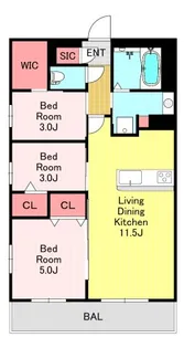 S-Residence Higashiurawa Agua【6階】の間取り