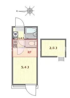 東京都足立区梅島2【アパート】の間取り