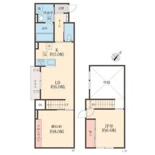 仮)相模原市中央区上溝アパート【1階】の間取り