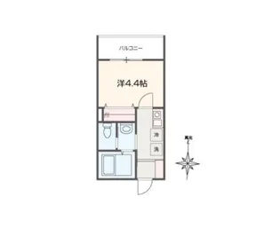 東京都東村山市秋津町1【アパート】の間取り
