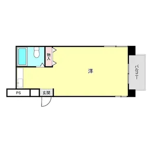 メゾンモナムール【2階】の間取り