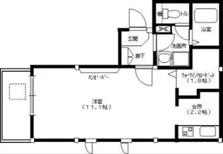 ボヌール高円寺【2階】の間取り