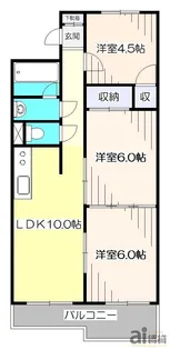 東京都東久留米市柳窪3【マンション】の間取り