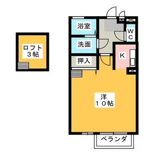 リヴィエール【2階】の間取り