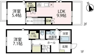 ボンシック片瀬の間取り