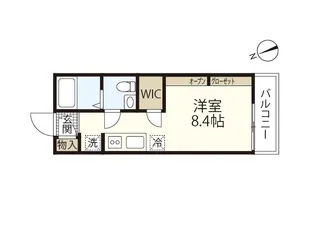 GRIT吉浦【2階】の間取り