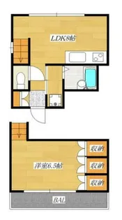 ボアキャトル王子【2階】の間取り