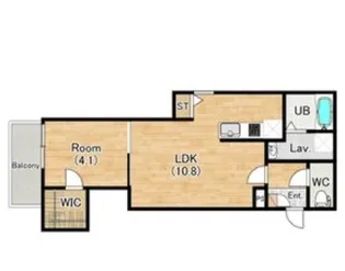 愛知県知立市西町草刈【アパート】の間取り