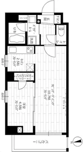 東京都新宿区改代町【マンション】の間取り