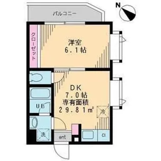 ルーチェ・ボナール【2階】の間取り