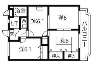 ユーミーJUKOH【1階】の間取り