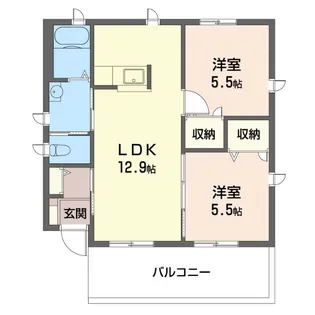 群馬県佐波郡玉村町大字上之手【一戸建】の間取り