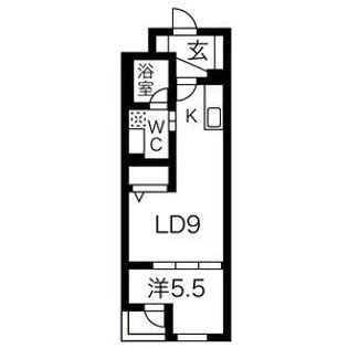 コンフォート盛岡【1階】の間取り