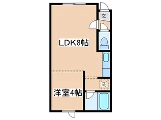 パークサイドW【3階】の間取り