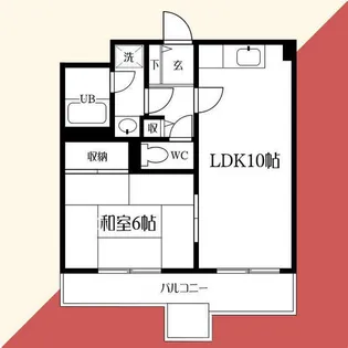 パークステイツ伊勢原【4階】の間取り