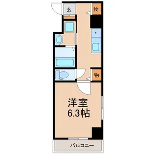 ClaireFontaine西船橋【2階】の間取り