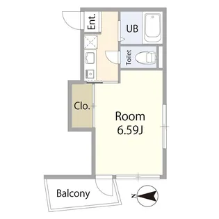 クレバーズハイム練馬【1階】の間取り