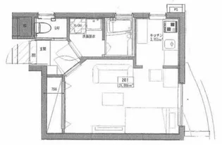 ヴァンヴェール池尻【2階】の間取り