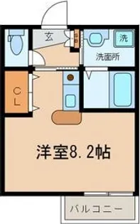 東京都八王子市高尾町【アパート】の間取り