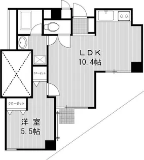 ザ・ウォールハウス【1階】の間取り