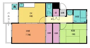 アシスト沼津マンション【2階】の間取り