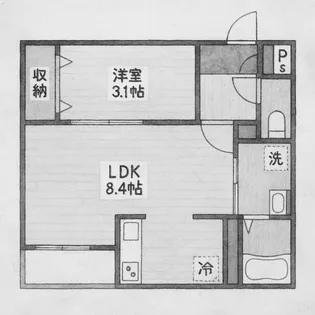 広島県福山市東深津町4【マンション】の間取り