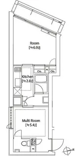 カスタリア祐天寺【4階】の間取り