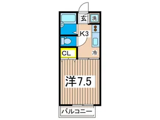 ポ-トヴィラ金沢文庫III【2階】の間取り