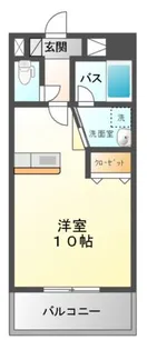 キーウエスト【6階】の間取り