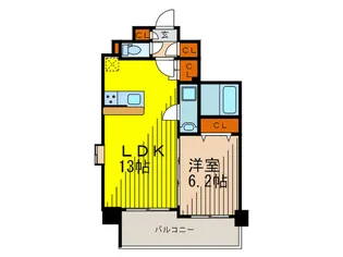 モンレーヴ錦糸町【7階】の間取り