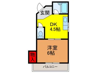 グランディオーズ中町【2階】の間取り