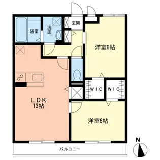 ポワールベルム【2階】の間取り