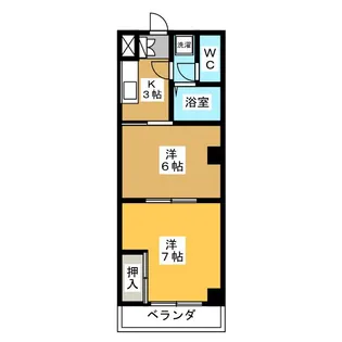サンハイツ西巣鴨【3階】の間取り
