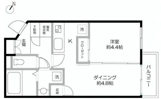 パレット分梅町【3階】の間取り