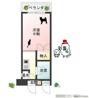 オガワビル【3階】の間取り