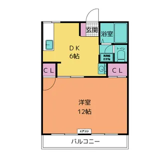 ハイツイシダ【1階】の間取り