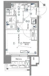 プレセダンヒルズ西川口【6階】の間取り
