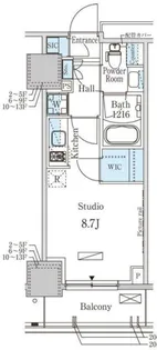 パークアクシス赤塚【5階】の間取り