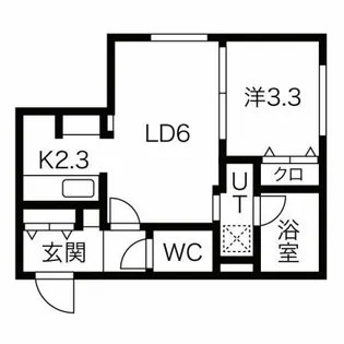 Tiberina中の島【1階】の間取り