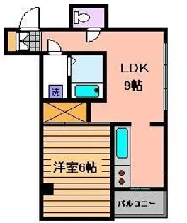 ヒルズ西竹ノ塚【4階】の間取り